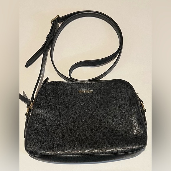 Nine West Handbags - NINE WEST Cyra A-List faux-leather women's crossbody bag  BLACK-See description